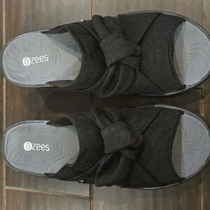 Bzees Smile Slide Wedge Sandal